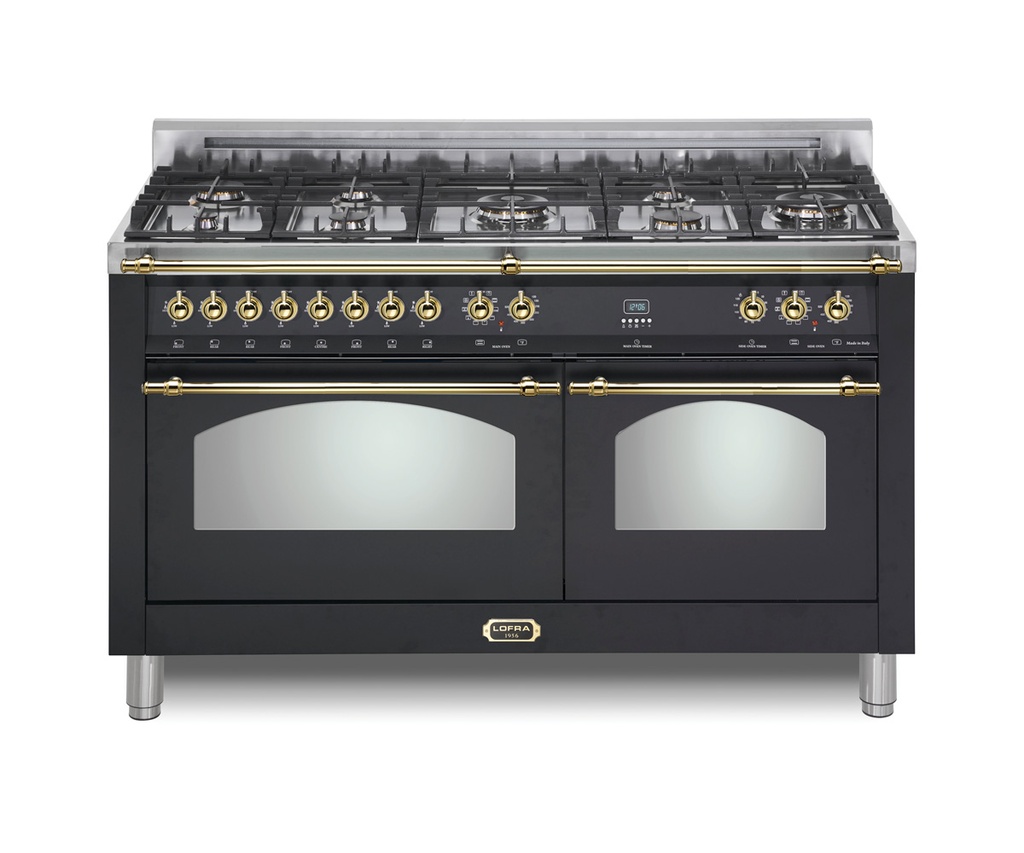 Lofra G800 60 inch Dolcevita Series Freestanding Dual Fuel Range with 8 ...